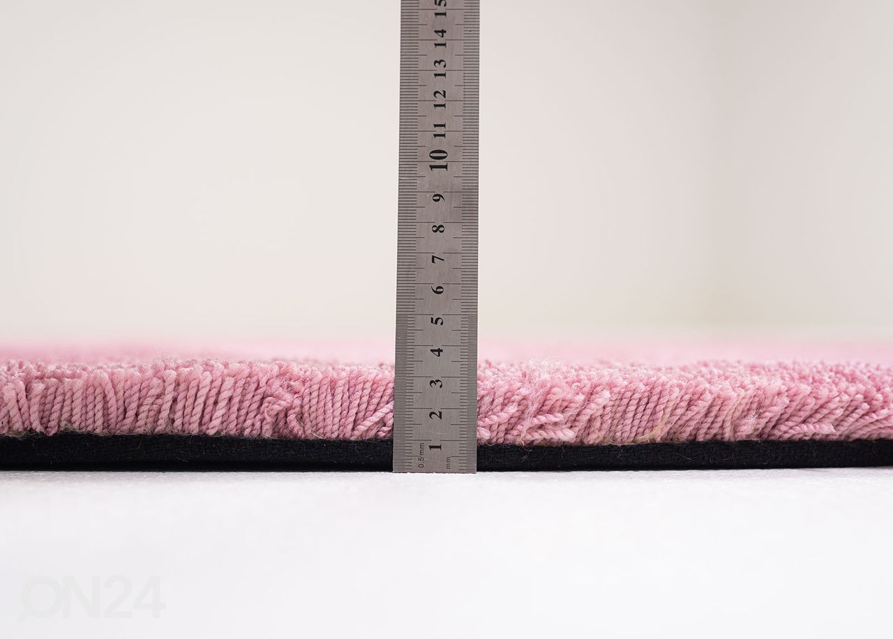 Matto Tom Tailor Cozy Ø140 cm roosa kuvasuurennos
