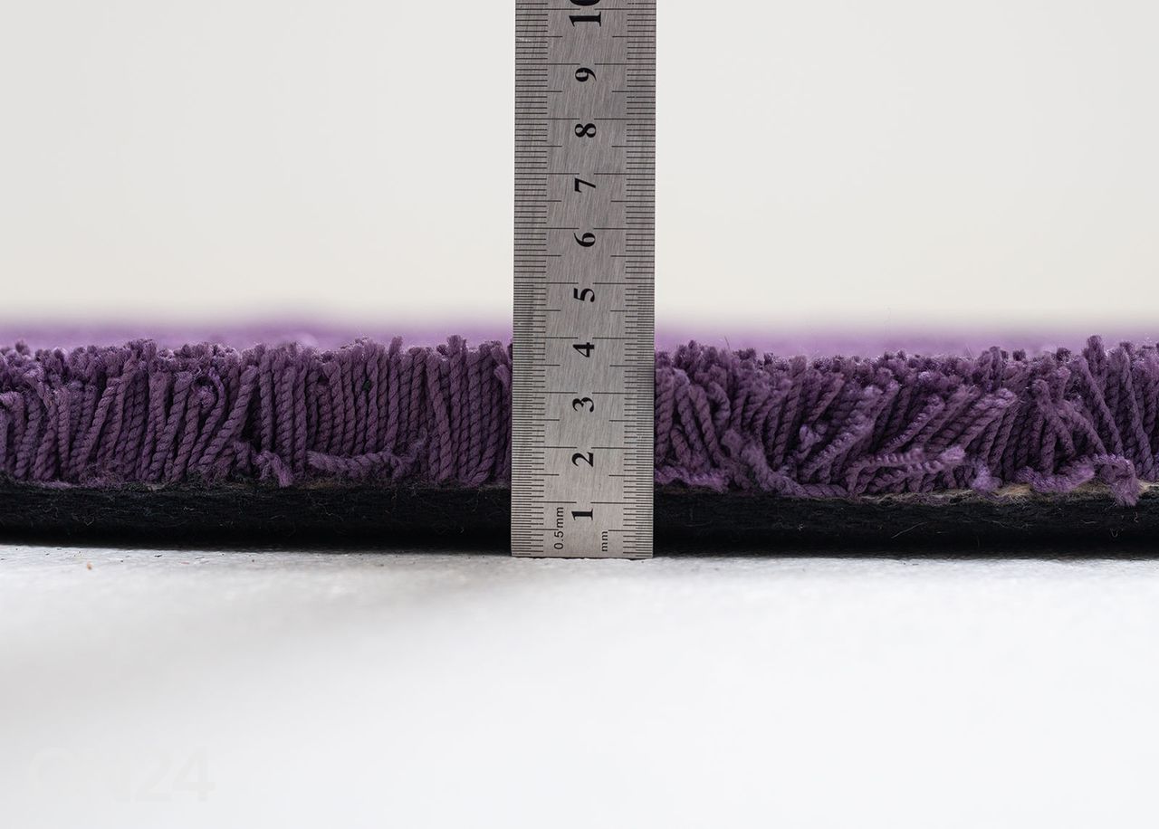 Matto Tom Tailor Cozy Ø140 cm violetti kuvasuurennos
