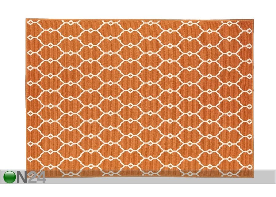 Matto Trellis Orange 160x230 cm kuvasuurennos