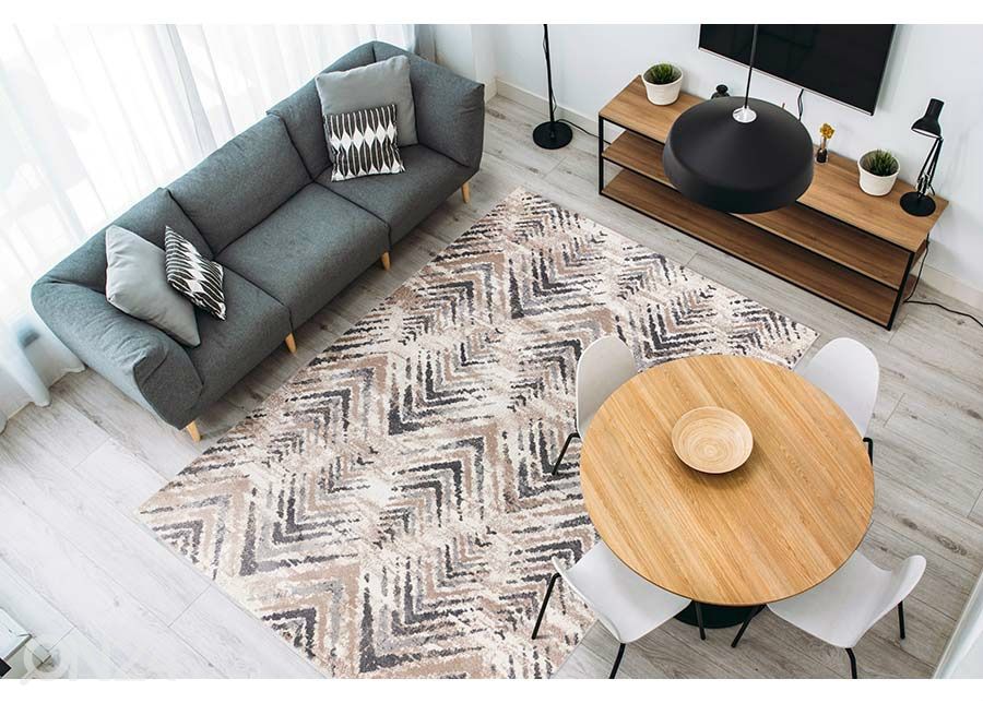 Matto Trendy Beige-Silver 120x170 cm kuvasuurennos