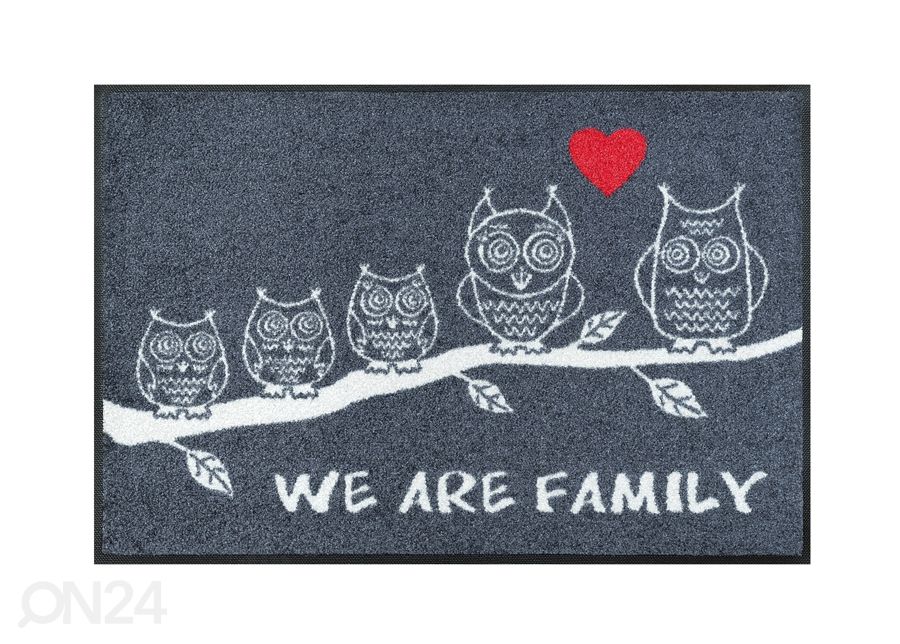 Matto WE ARE FAMILY 50x75 cm kuvasuurennos