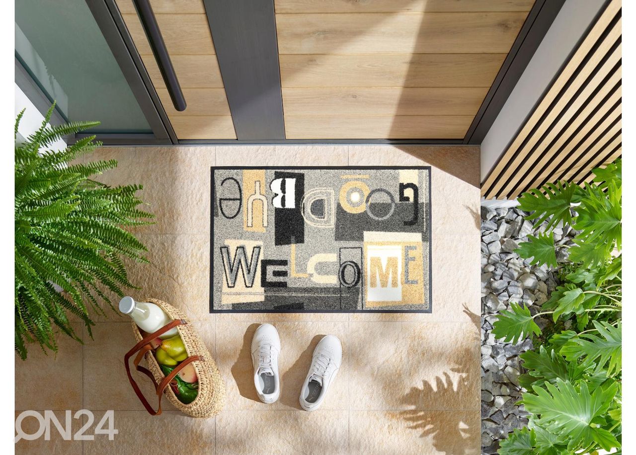 Matto Welcome Goodbye 50x75 cm kuvasuurennos