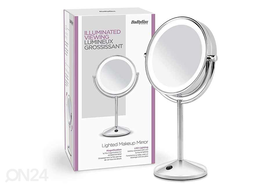 Meikkipeili LED valolla Babyliss kuvasuurennos