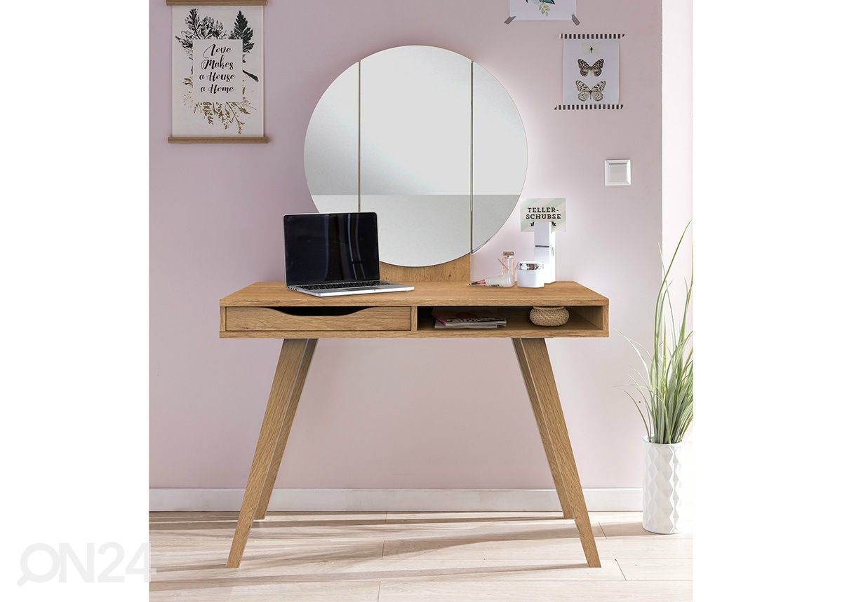 Meikkipöytä peilillä Dressertable kuvasuurennos
