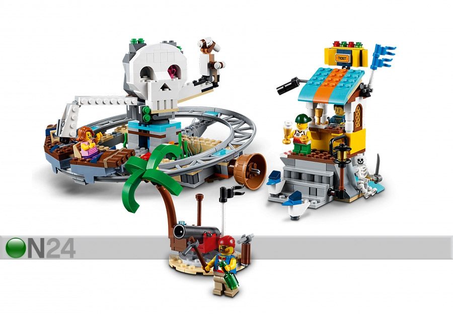 Merirosvo vuoristorata LEGO Creator kuvasuurennos