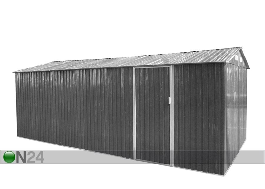 Metallinen autokatos/puutarhasuoja 17m² kuvasuurennos