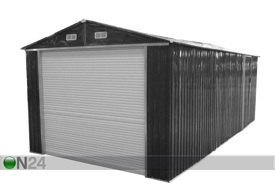 Metallinen autokatos/puutarhasuoja 17m² kuvasuurennos