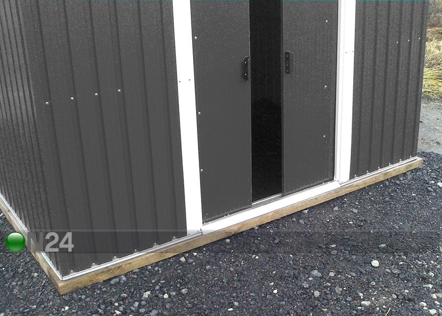 Metallinen pihavarasto 6,6 m² kuvasuurennos