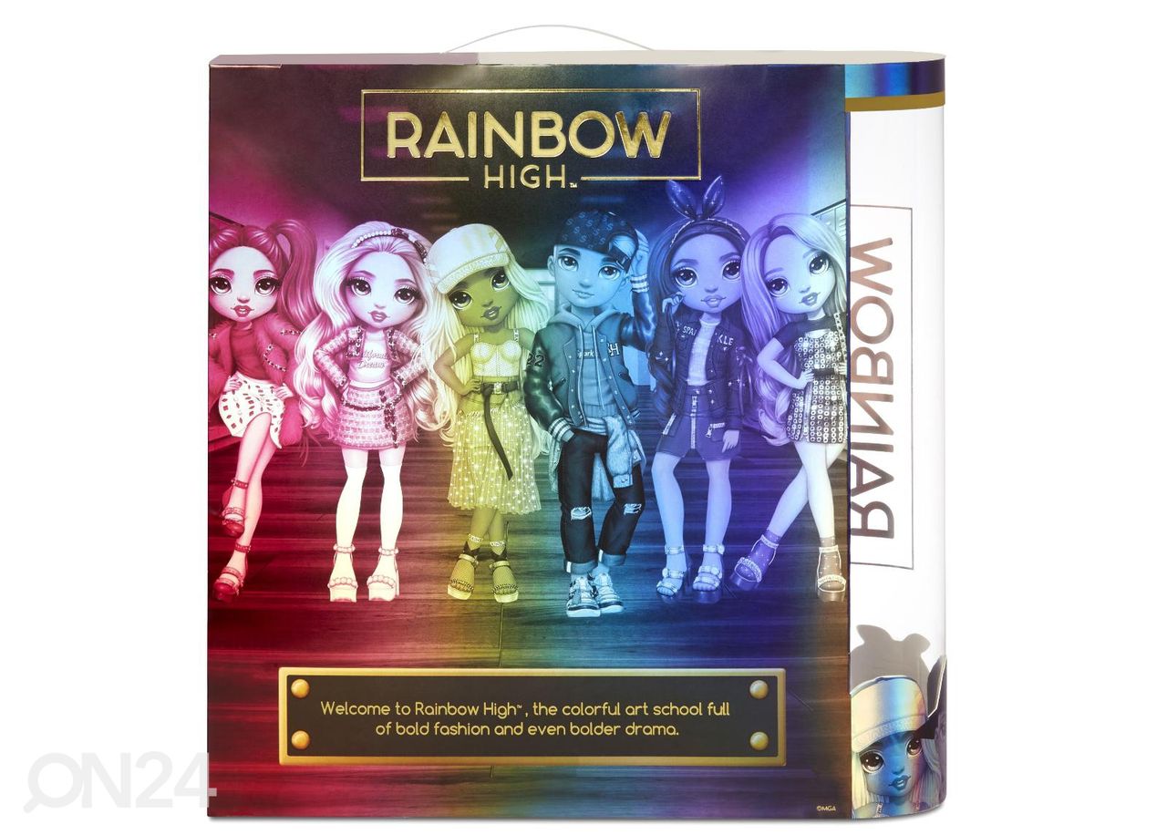MGA Rainbow High-muotinukke neon Karma Nichols, 29 cm kuvasuurennos