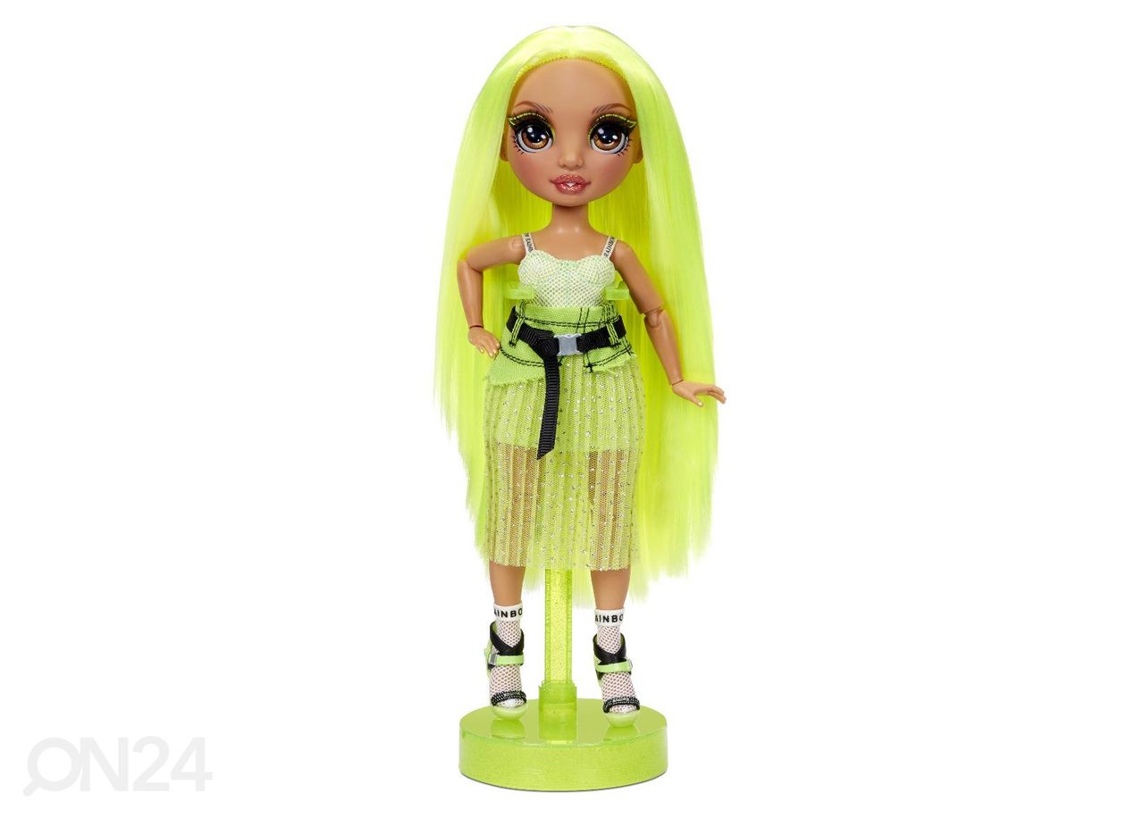 MGA Rainbow High-muotinukke neon Karma Nichols, 29 cm kuvasuurennos