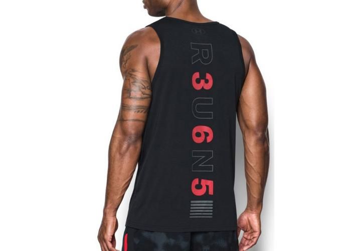 Miesten hihaton t-paita Under Armour 365 Run Tank M 1301782-002 kuvasuurennos