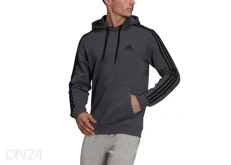 Miesten huppari Adidas Essentials Fleece 3-Stripes kuvasuurennos