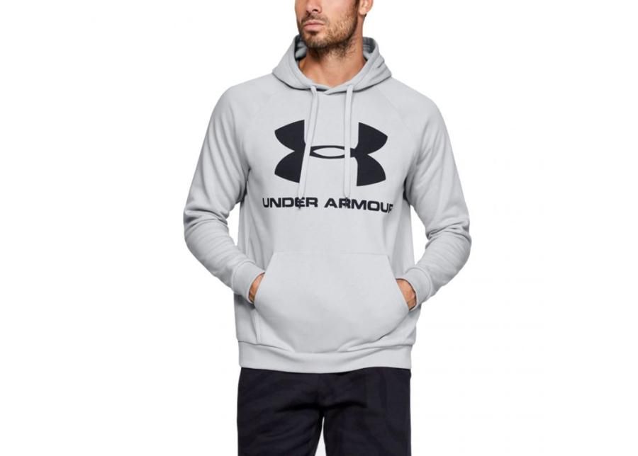 Miesten huppari Under Armour Rival Fleece Logo Hoodie M 1345628-014 kuvasuurennos