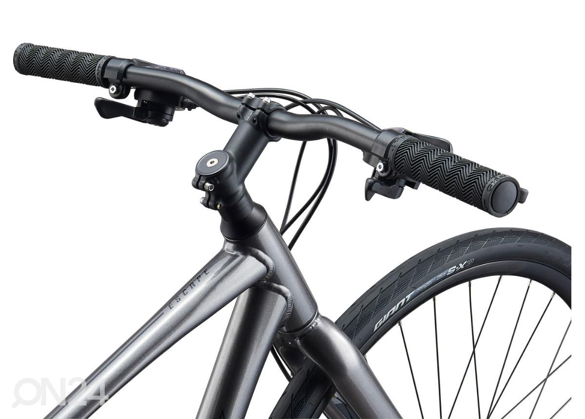 Miesten hybridipyörä Giant Escape Disc 3 Metallic Black (2022) - M kuvasuurennos