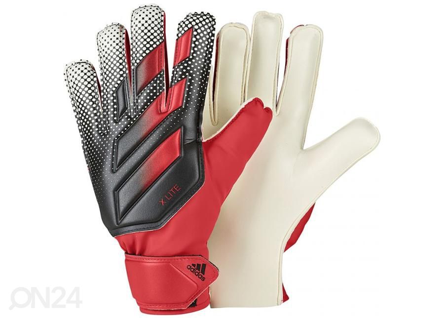 Miesten ja lasten maalivahdin hanskat Adidas X Lite DN8536 kuvasuurennos