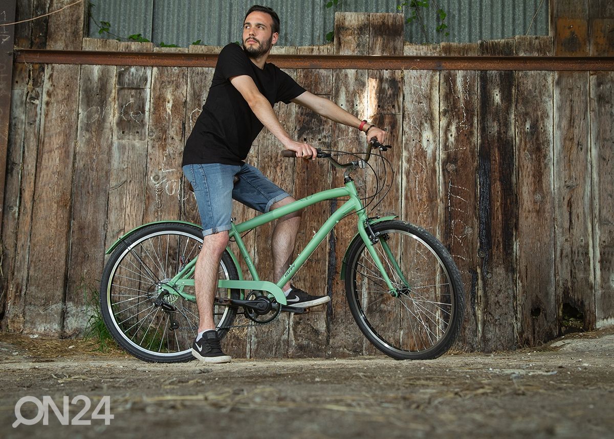 Miesten ja lasten polkupyörä 27,5" Huffy Sienna Vintage vihreä kuvasuurennos