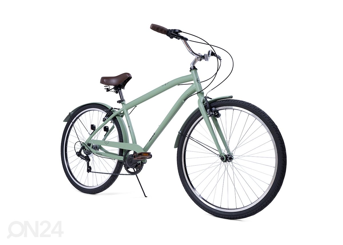 Miesten ja lasten polkupyörä 27,5" Huffy Sienna Vintage vihreä kuvasuurennos