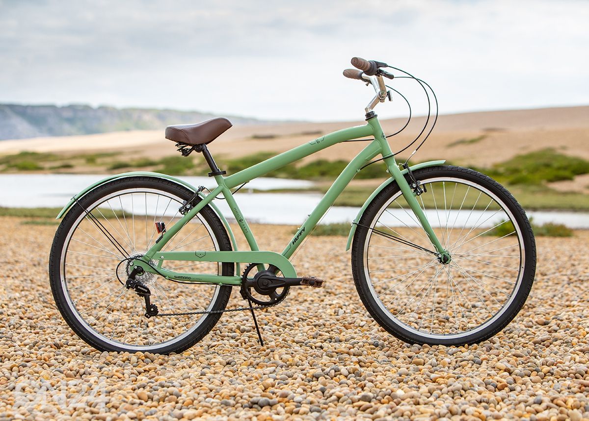 Miesten ja lasten polkupyörä 27,5" Huffy Sienna Vintage vihreä kuvasuurennos