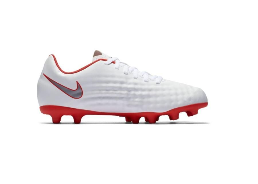 Miesten jalkapallokengät Nike MagistaObra 2 Club FG JR AH7314 107 valkoiset kuvasuurennos