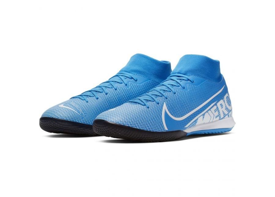 Miesten jalkapallokengät Nike Mercurial Superfly 7 Academy IC M AT7975 414 siniset kuvasuurennos