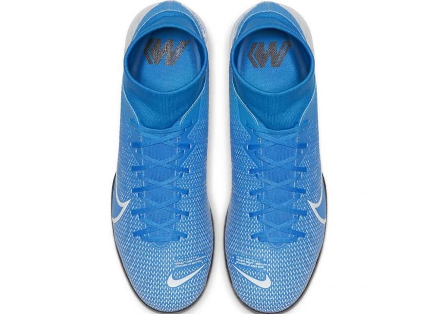 Miesten jalkapallokengät Nike Mercurial Superfly 7 Academy IC M AT7975 414 siniset kuvasuurennos
