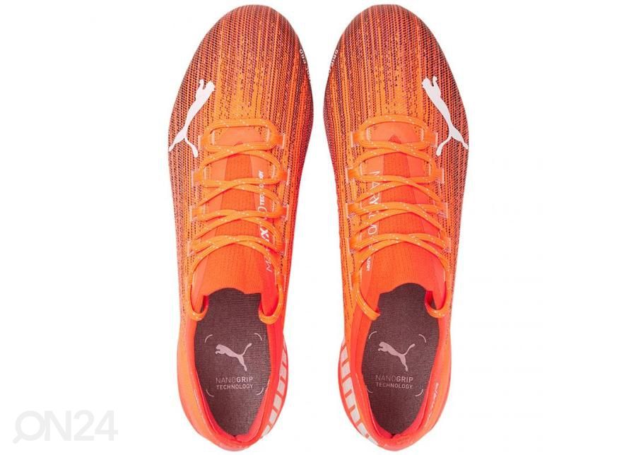 Miesten jalkapallokengät nurmikentälle/tekonurmelle Puma Ultra 1.1 FG AG M 106044 01 kuvasuurennos