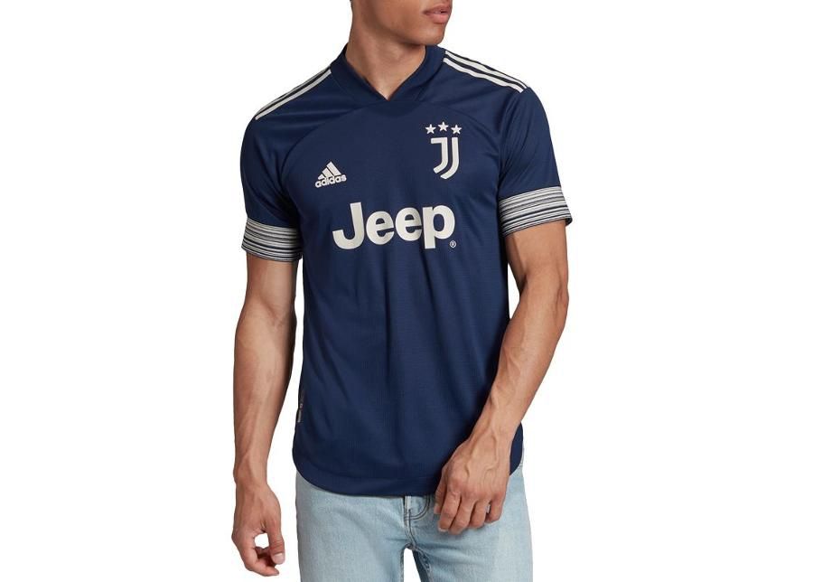 Miesten jalkapallopaita Adidas Juventus Away Authentic 20/21 M FN1007 kuvasuurennos
