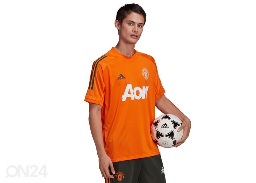 Miesten jalkapallopaita Adidas Manchester United Training Jersey kuvasuurennos