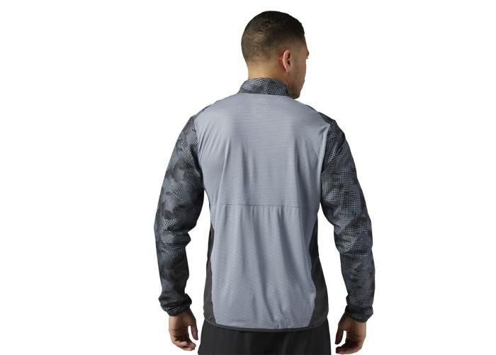 Miesten juoksutakki Reebok Run Woven Jacket M BR4434 kuvasuurennos