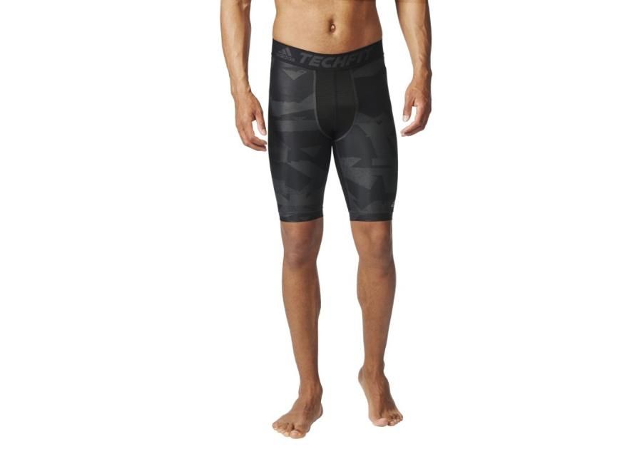 Miesten kompressioshortsit Adidas Techfit Chill Print Tights M CD3891 kuvasuurennos