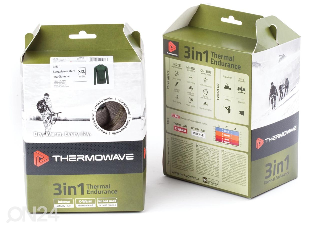 Miesten lämmin aluspaita 3in1 Thermowave M kuvasuurennos