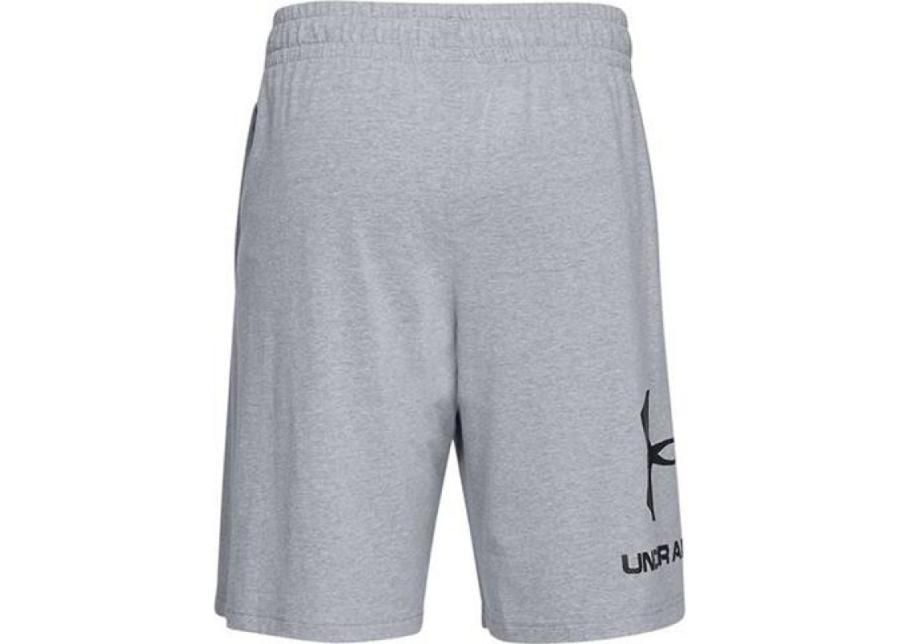 Miesten shortsit Under Armour Sportstyle Cotton Logo M 1329300-035 kuvasuurennos