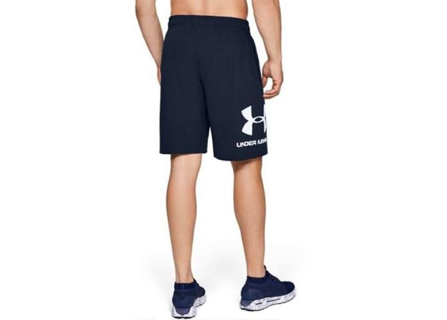 Miesten shortsit Under Armour Sportstyle Cotton Logo M 1329300-408 kuvasuurennos