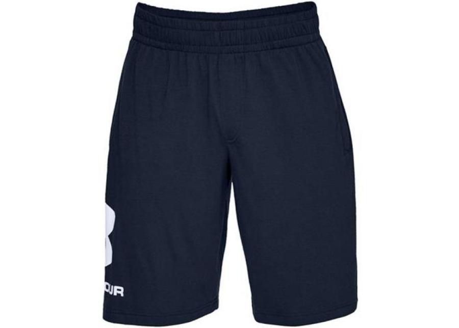 Miesten shortsit Under Armour Sportstyle Cotton Logo M 1329300-408 kuvasuurennos