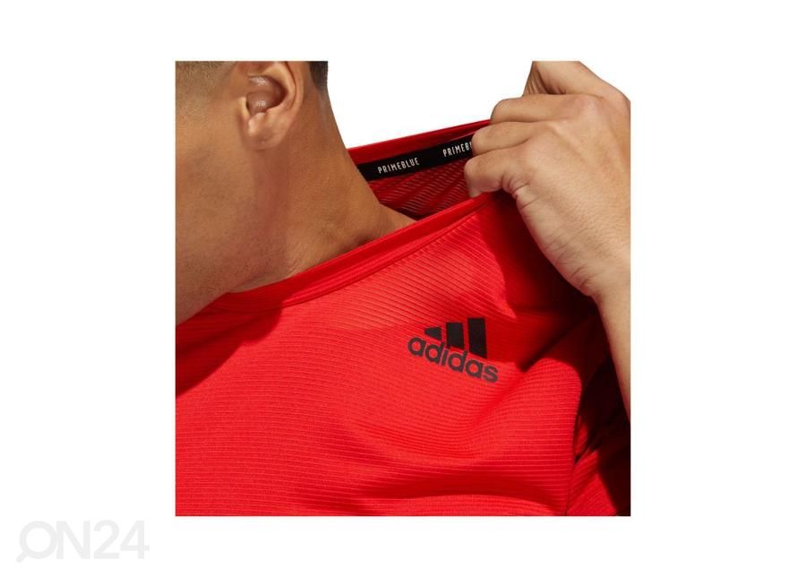 Miesten treenipaita Adidas Aeroready 3-Stripes Primeblue kuvasuurennos