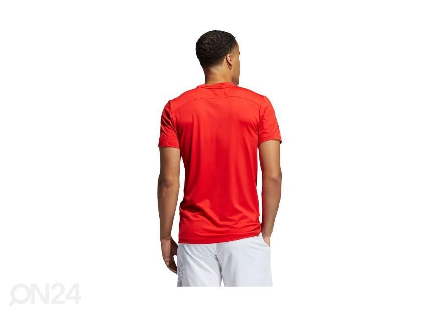 Miesten treenipaita Adidas Aeroready 3-Stripes Primeblue kuvasuurennos