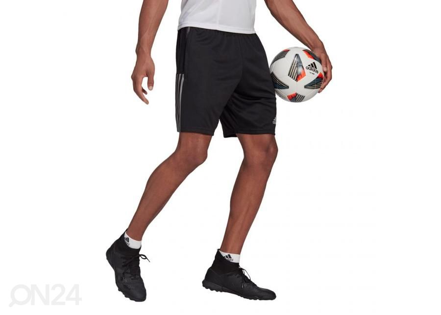Miesten treenishortsit Adidas Tiro Short Reflective Wording kuvasuurennos