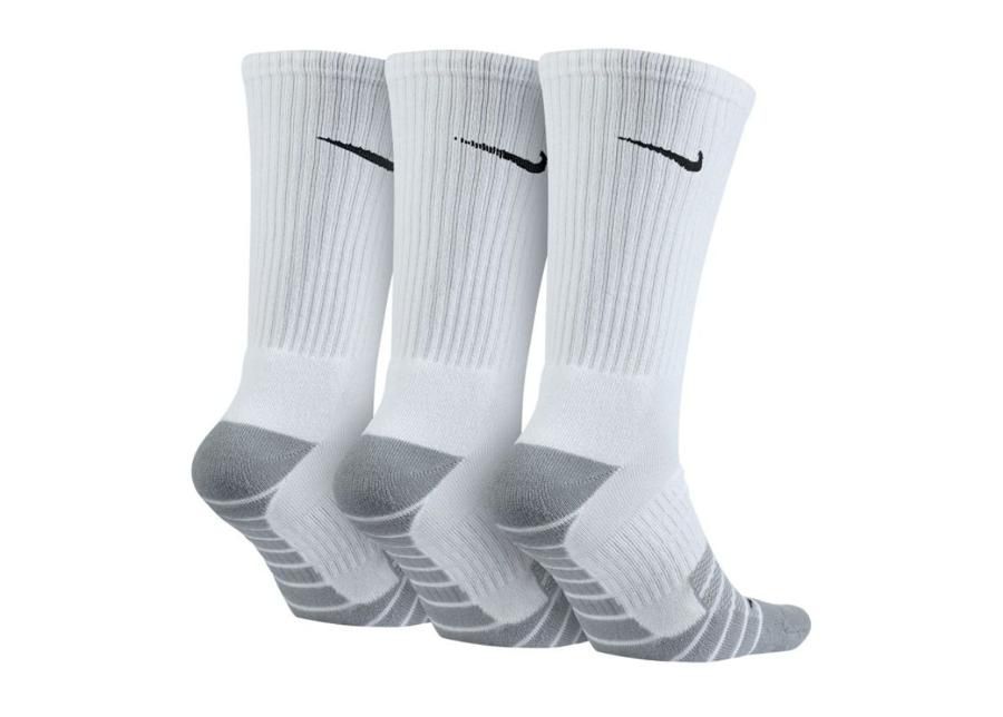 Miesten urheilusukat Nike Dry Cushion Crew 3 paria SX5547-100 kuvasuurennos