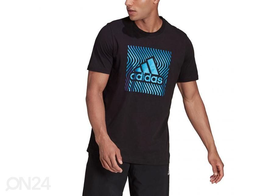 Miesten vapaa-ajan paita Adidas Colorshifting Box kuvasuurennos