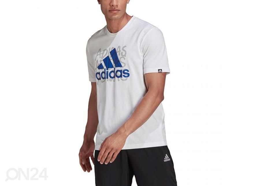 Miesten vapaa-ajan paita Adidas Overspray Graphic Tee kuvasuurennos