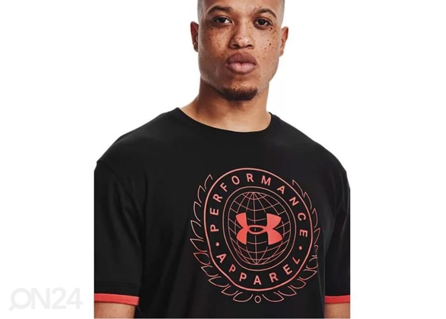 Miesten vapaa-ajan paita Under Armour sportstyle Crest SS kuvasuurennos