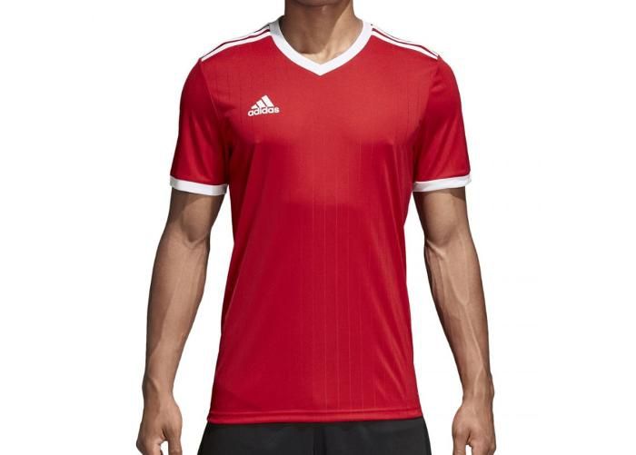 Miesten vapaa-ajanpaita Adidas Tabela 18 Jersey punainen M kuvasuurennos