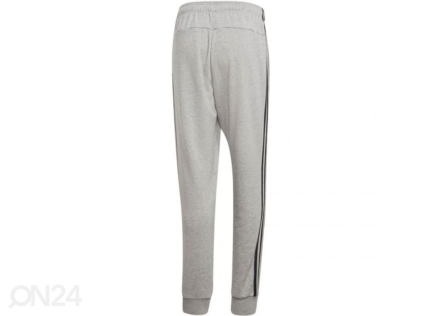 Miesten verryttelyhousut Adidas Essentials 3 Stripes Tapered Pant FT Cuffed M DQ3077 kuvasuurennos