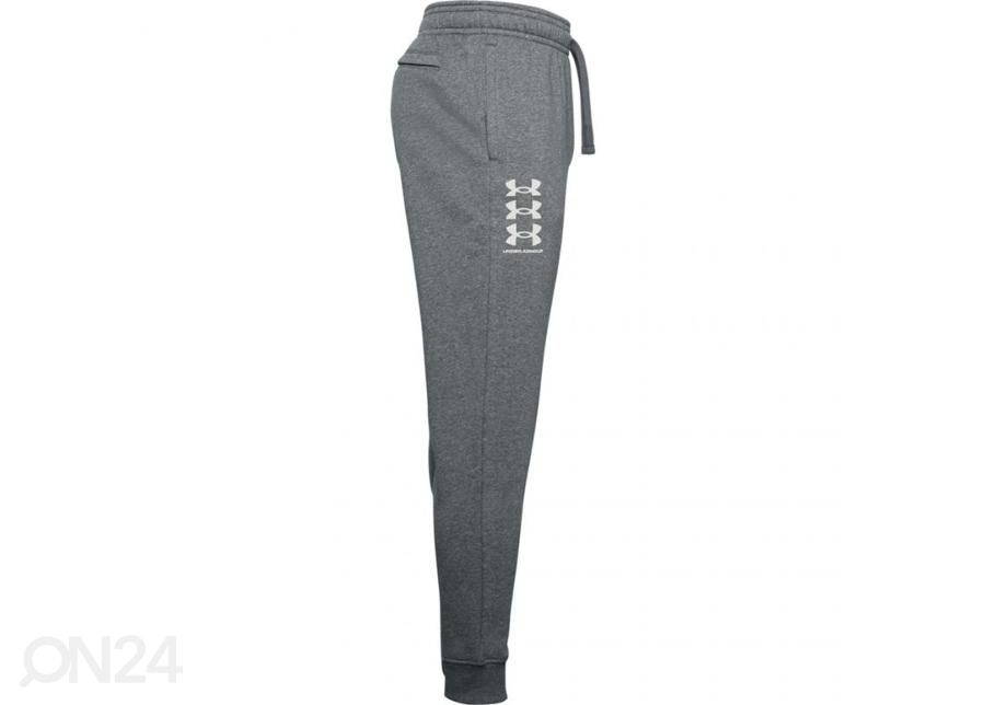Miesten verryttelyhousut Under Armour Rival Fleece 3 Logo Joggers kuvasuurennos