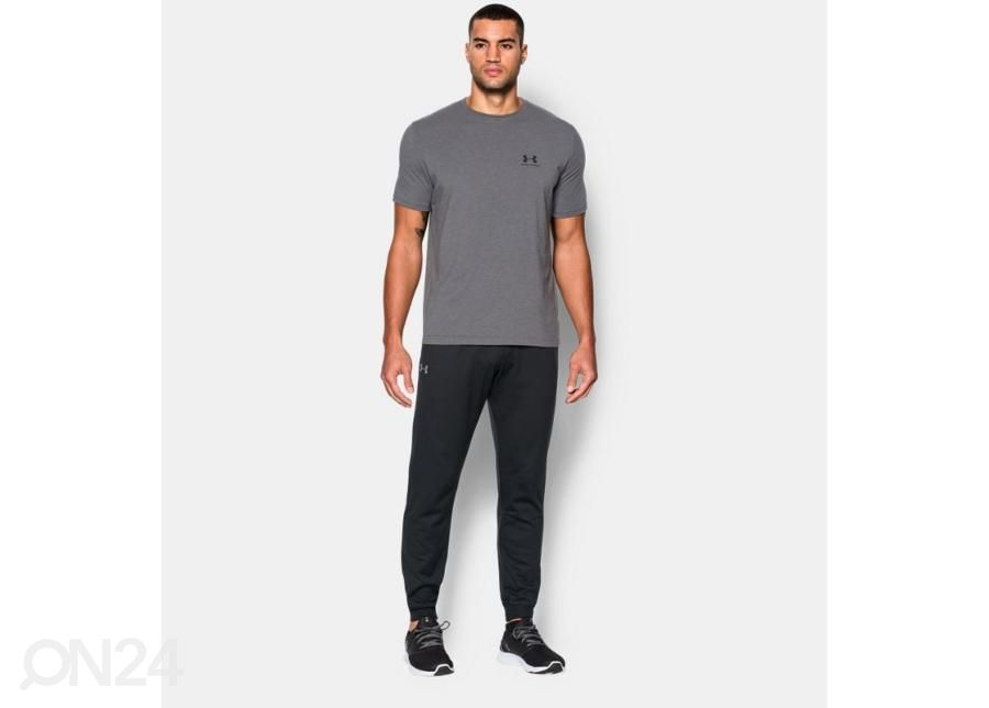 Miesten verryttelyhousut Under Armour Tricot Trousers Tapered Leg M 1272412-001 kuvasuurennos