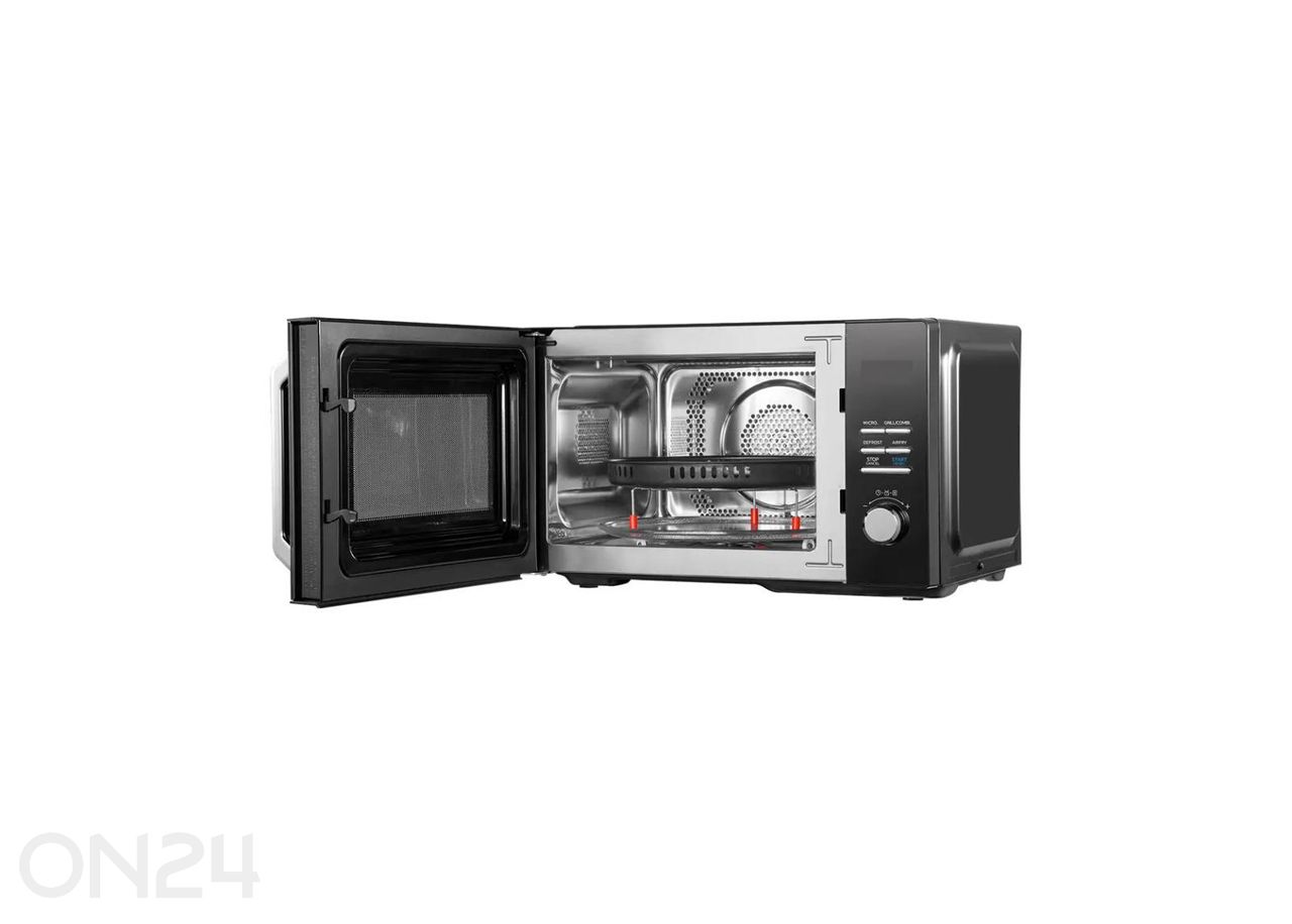 Mikroaaltouuni, jossa grilli‑ ja kiertoilma‑toiminnot, Midea MAC23XF, musta kuvasuurennos