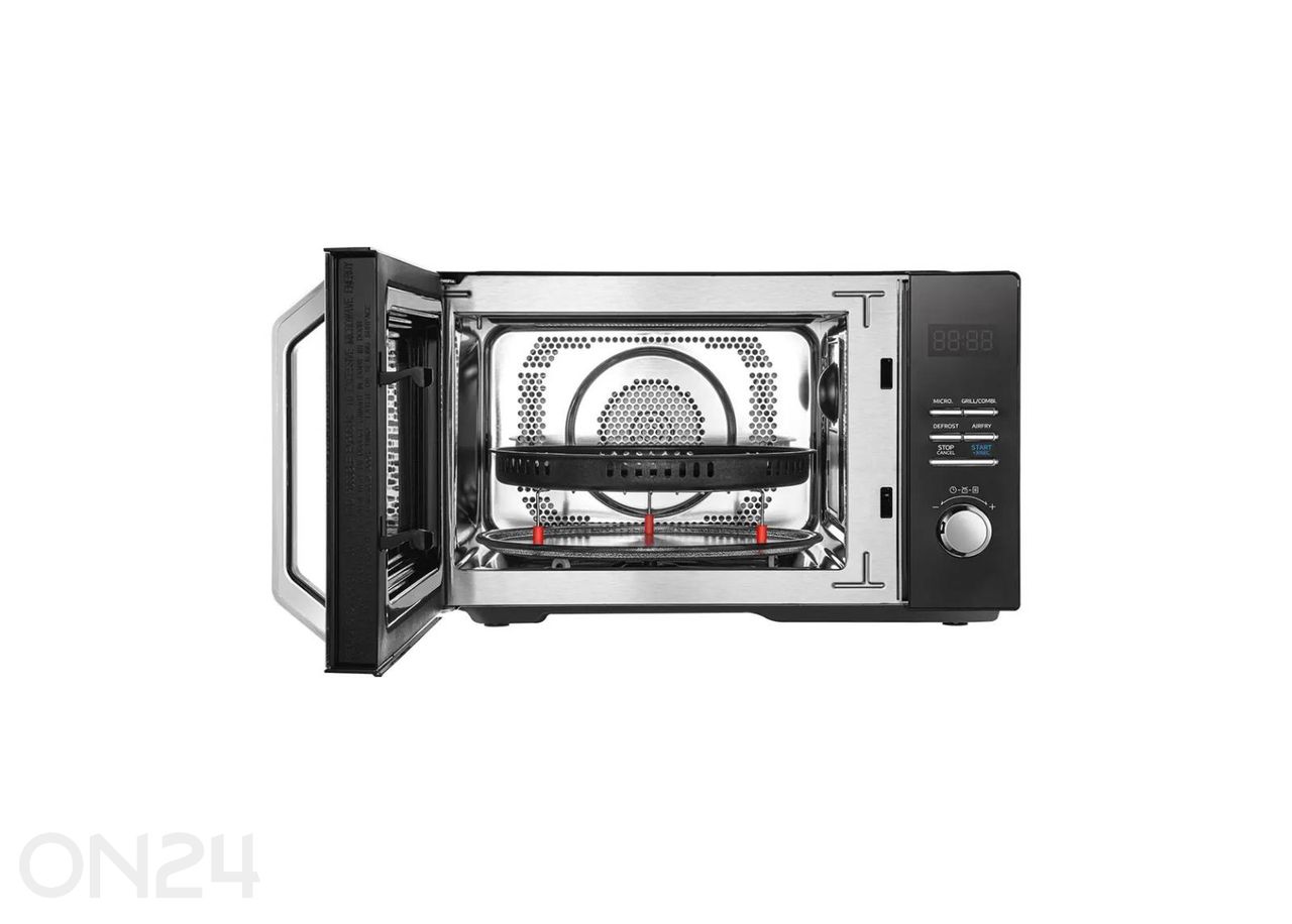 Mikroaaltouuni, jossa grilli‑ ja kiertoilma‑toiminnot, Midea MAC23XF, musta kuvasuurennos