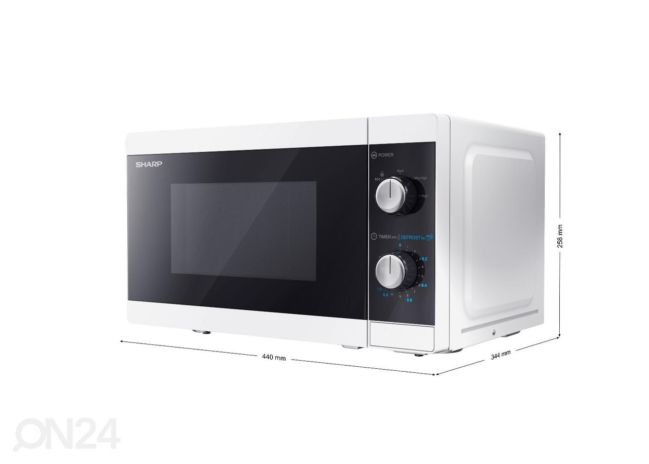Mikroaaltouuni Sharp YC-MS01E-W kuvasuurennos