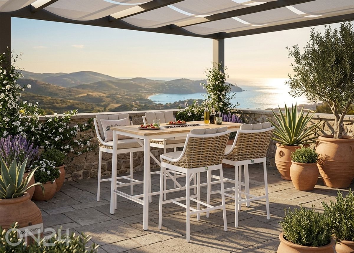 Milou-puutarhakalustesetti kuvasuurennos