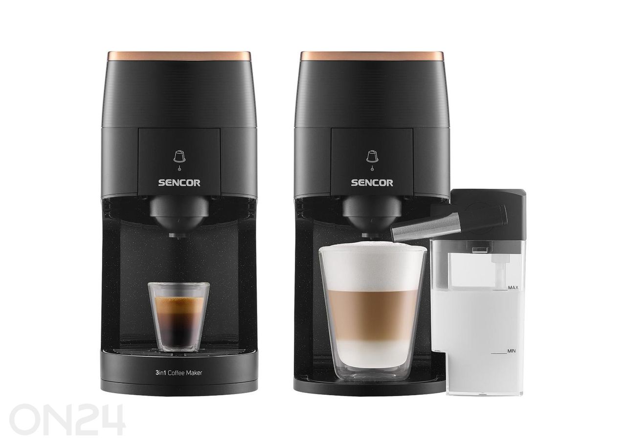 Monikapselinen 3in1-kahvinkeitin Marco Polo Sencor SCC3000BK kuvasuurennos
